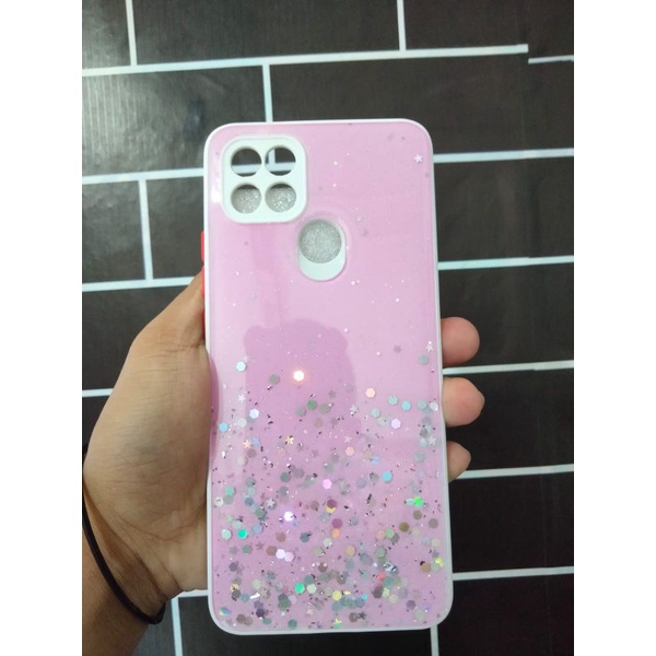 Case OPPO A15/A15s Glitter mewah original