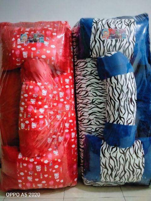 Kasur Bulu Rasfur Mbah Blangkon Uk.180x120x6cm Tebal Empuk Hello Kitty Terlaris Termurah / Surpet