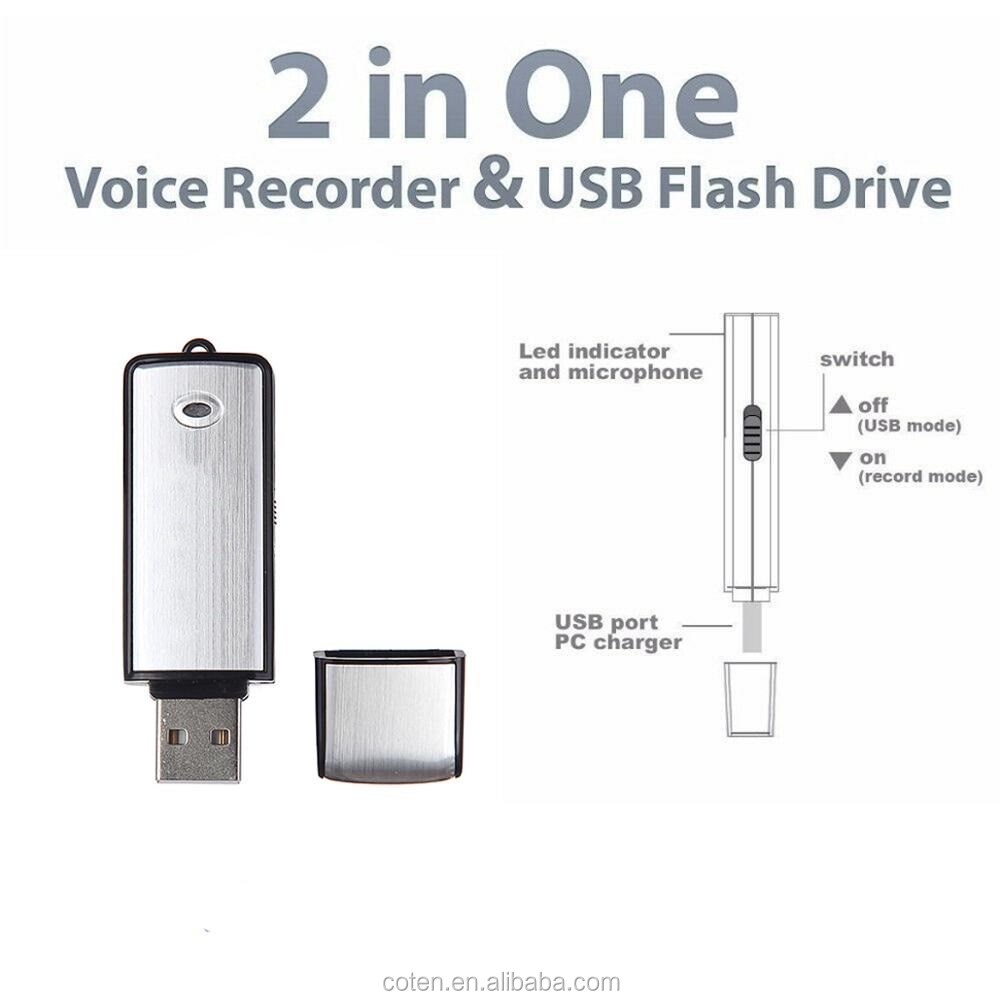 Alat Perekam Suara Mini Tersembunyi Alat Penyadap Sadap Suara Voice Recorder Flasdisk