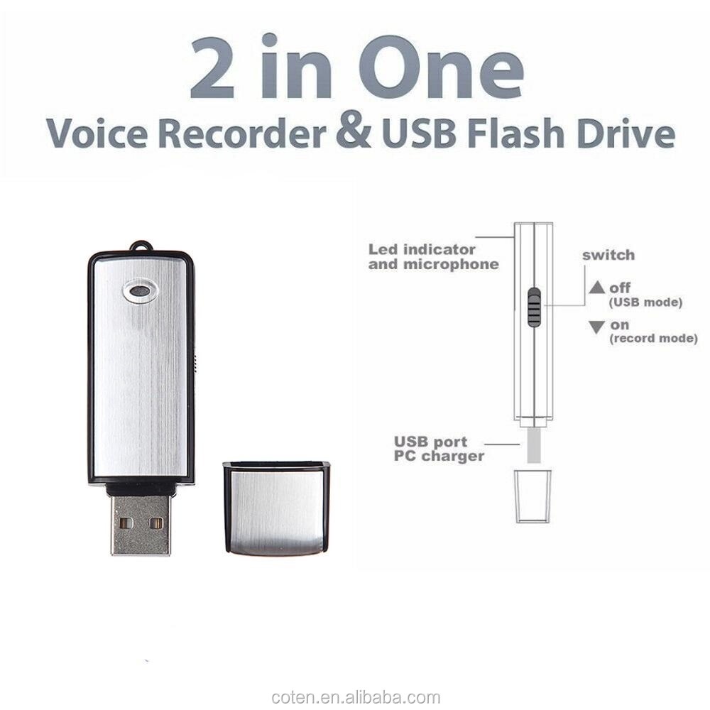 ALAT PEREKAM SUARA VOICE RECORDER FLASDISK FLASDIS  USB SOUND SPY RECORDER 8GB