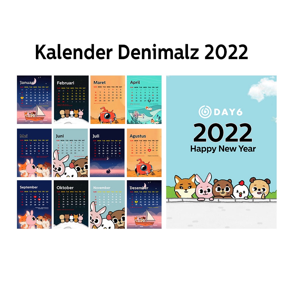 

Denimalz Kalender 2022 / Day6 Kalender Denimalz