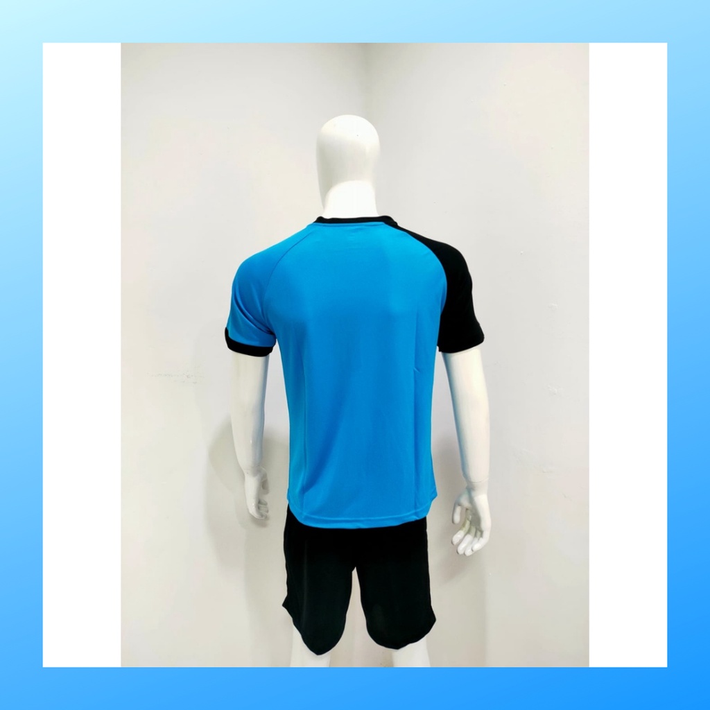 Kaos badminton pria jersey bulutangkis baju dan celana setelan wanita dewasa t-shirt outfit seragam jarsey kostum olahraga pakaian apparel sport jersy bulu tangkis casual jersi sudirman cup suit Y167 turqis sponsor