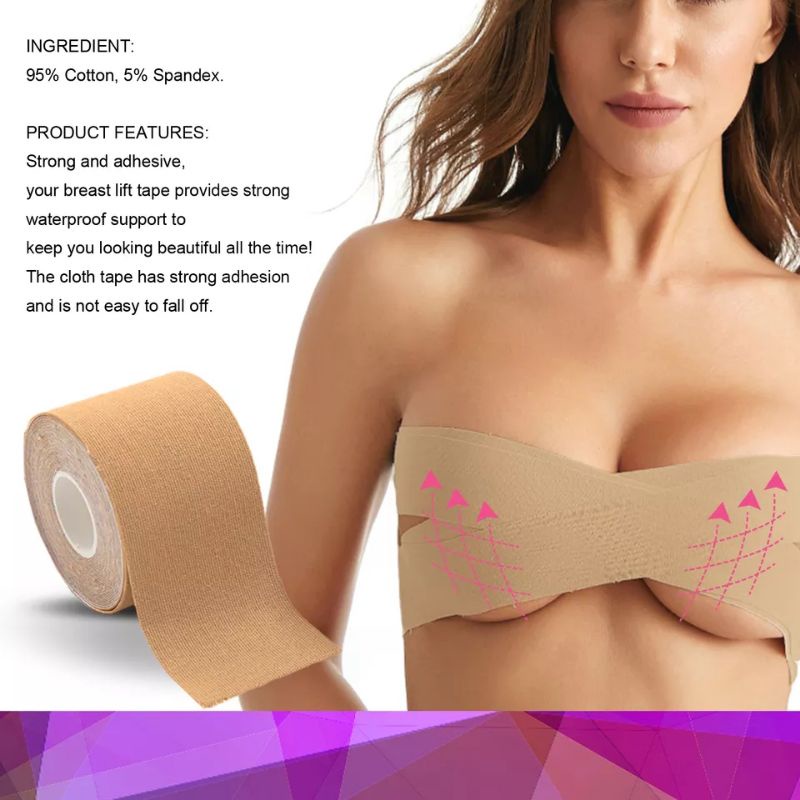 Body tape breast binder bra tape transtape wanita # bratape