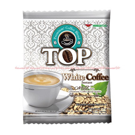 Top White Coffee Instant 10 Sachet Kopi Instan