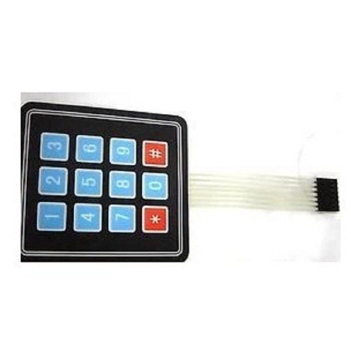 Flexible Matrix membrane Membran keypad 3x4  3 x 4 arduino compatible