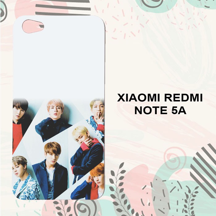 Casing Xiaomi Redmi Note 5A Custom Hardcase HP BTS Personil Kpop L0483
