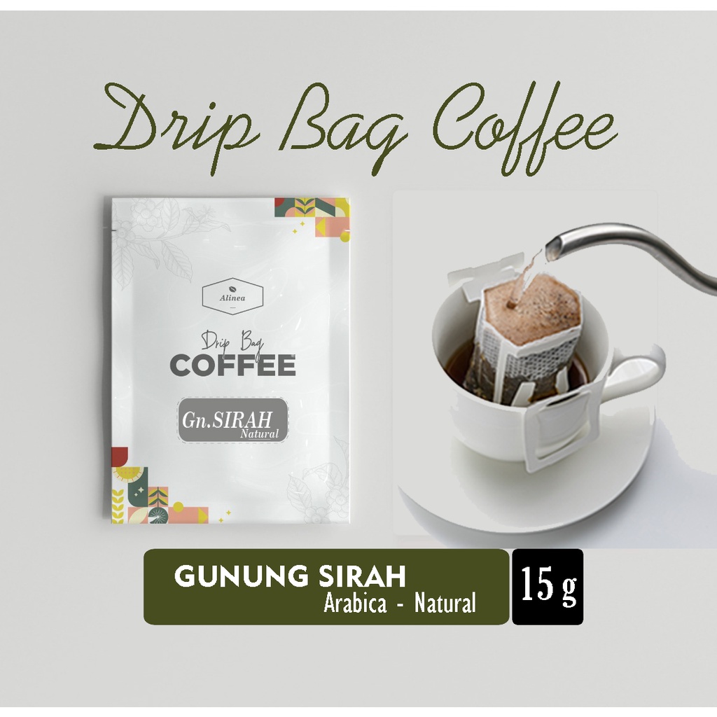 

ALINEA COFFEE - KOPI ARABIKA GUNUNG SIRAH WITH DRIP BAG (ARABICA)