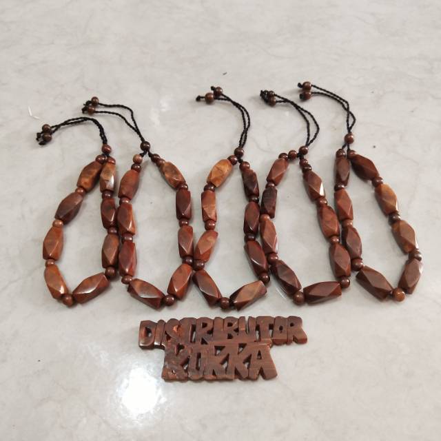 ( SUPER MURAH ) Grosir 5 pcs gelang kokka kaukah kaokah fukakah koka belimbing coklat