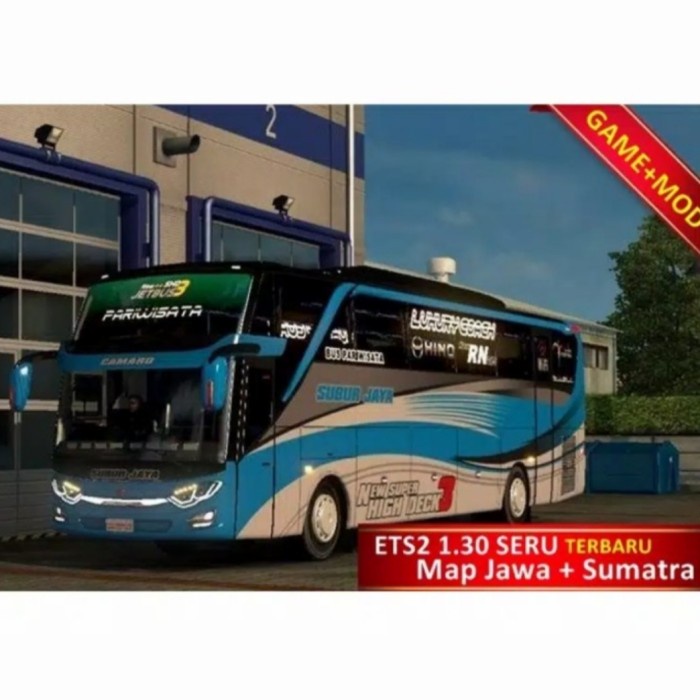 (READY) GAME BUS SIMULATOR INDONESIA ETS 2 VERSI 1.30 BEST SELLER  - DVD