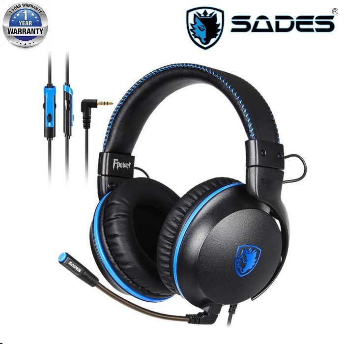 Headset SADES Gaming Stereo Mobile F-Power SA-717 - Sades Fpower