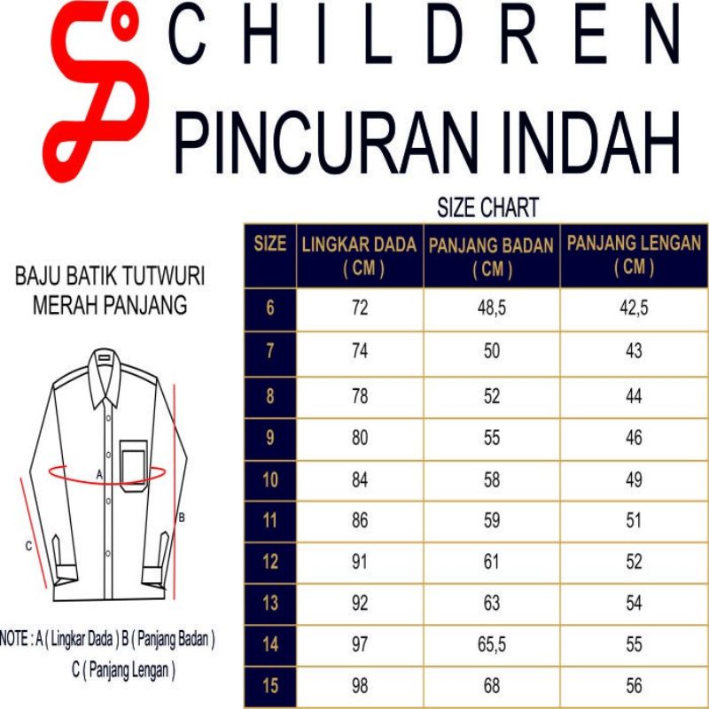 BATIK TUTWURI HANDAYANI MERAH PANJANG MEREK CHILDREN PINCURAN INDAH