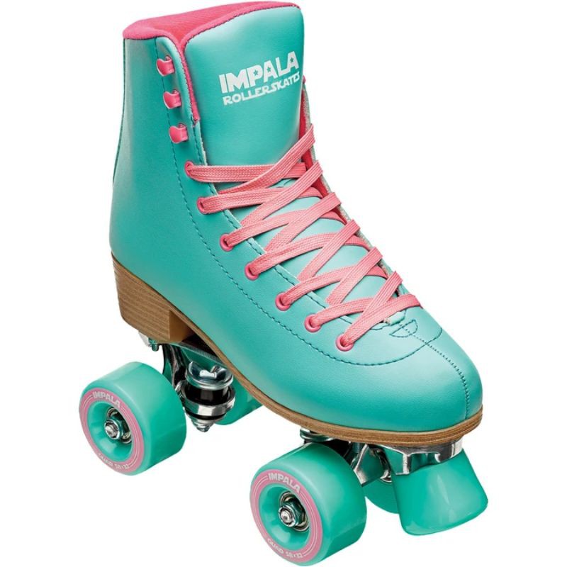 sepatu roda impala quad roller skate original aqua
