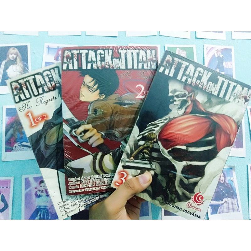 Buku Komik Jepang : ATTACK ON TITAN Vol 1, 2 & 3