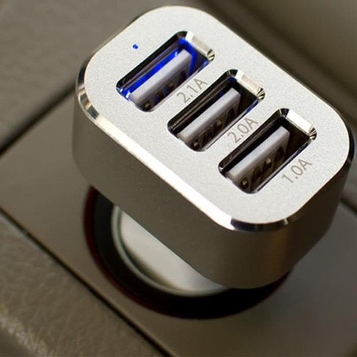 Car Charger 3 Port USB