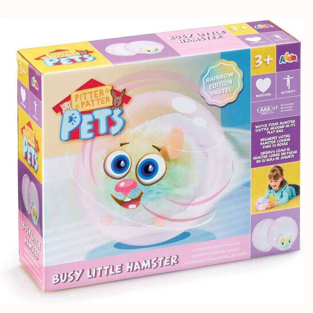 Jual Pitter Patter Pets Busy Little Hamster Bright Rainbow Edition