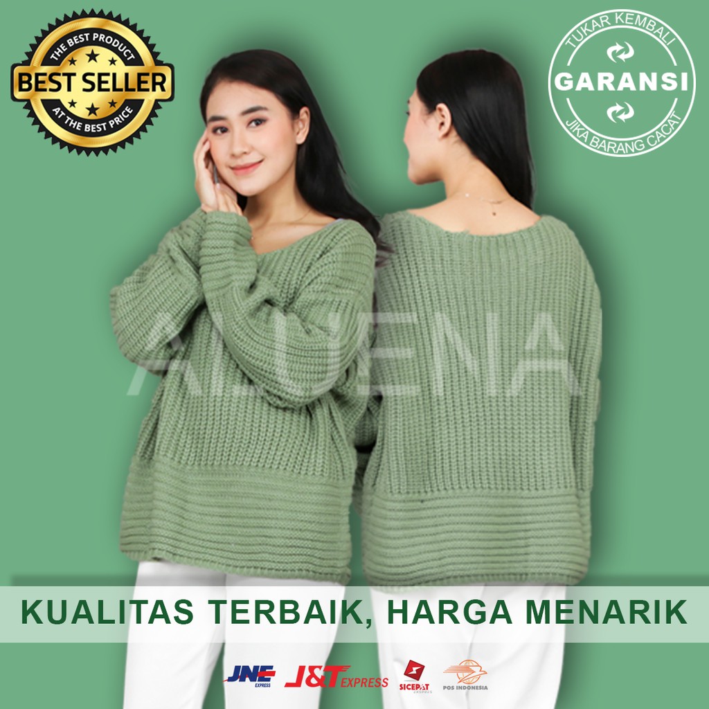 baju rajut sweater outer wanita