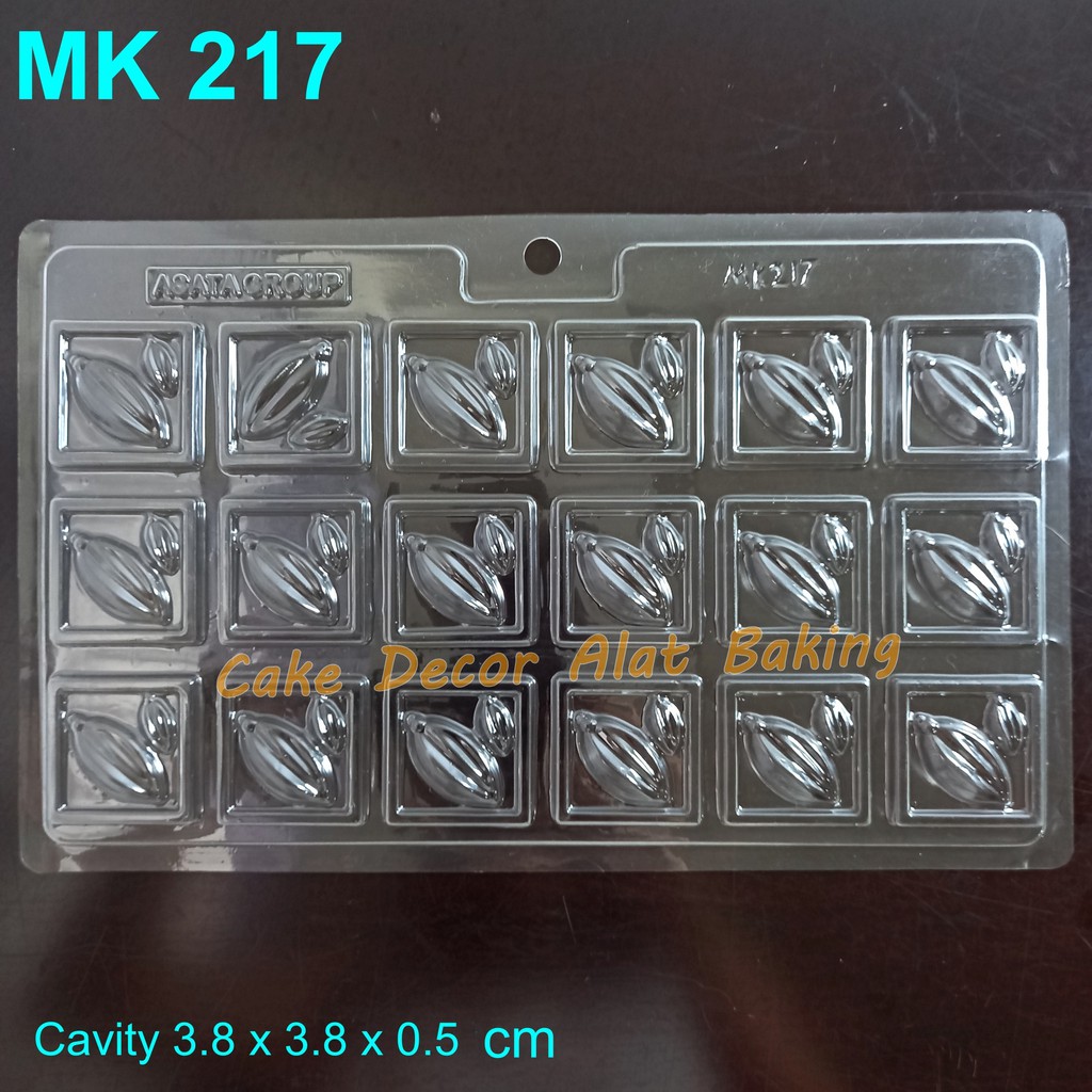 Cetakan Coklat Mika Buah Coklat MK 217
