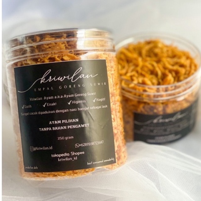 

Kriwilan Ayam Suwir Goreng 250gram