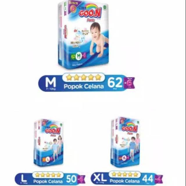 Termurah GOON Pants M62 +6 L50 +6 XL44 +4 XXL36 +4 L40 L80