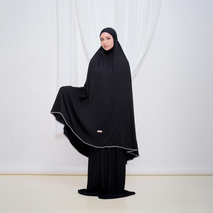 MECCANISM - MUKENA POLOS HITAM