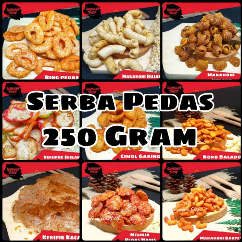 

Snack Kiloan Cemilan Pedas 250 Gram Premium Exp Aman