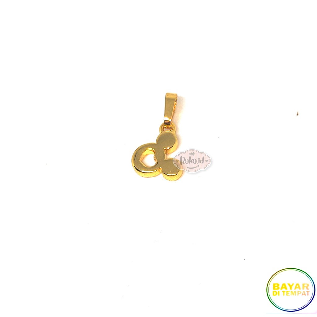 RAKA Acc - Liontin MICKEY MOUSE Bulat Gold Perhiasan Cantik Wanita Lapis Emas 18k 141