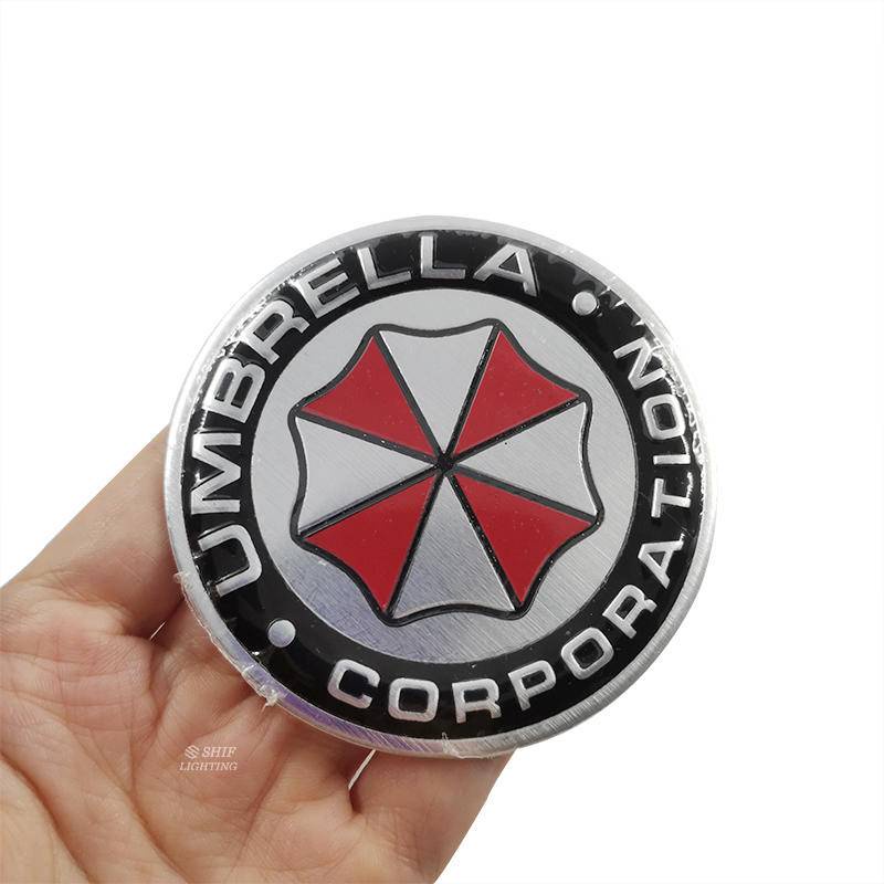 1pc Stiker Emblem Logo Umbrella Corporation Bahan Aluminum Untuk Dekorasi Mobil