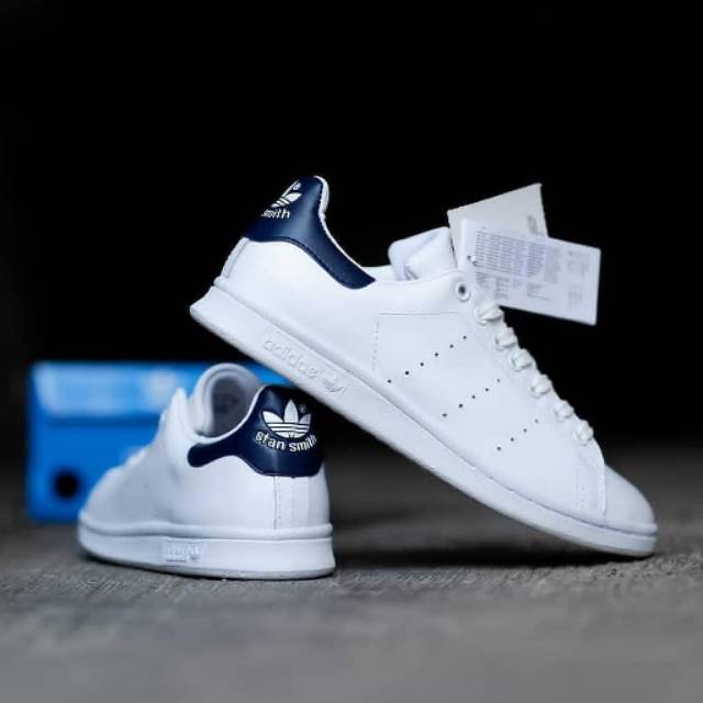 ADIDAS STAN SMITH WHITE BLACK ORIGINAL INDONESIA