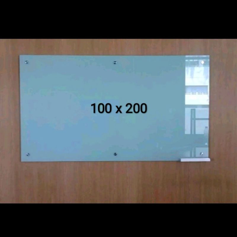 papan tulis kaca 100 x 200 cm glassboard
