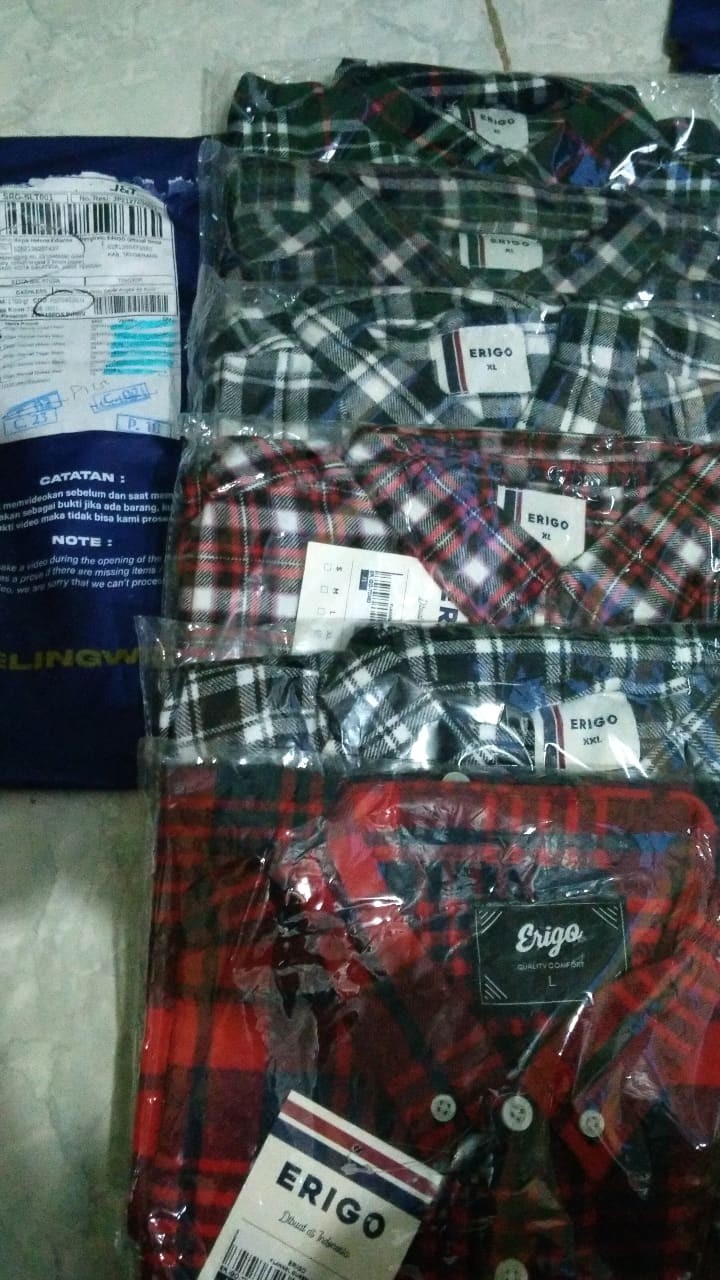 Erigo Flannel Queen Red