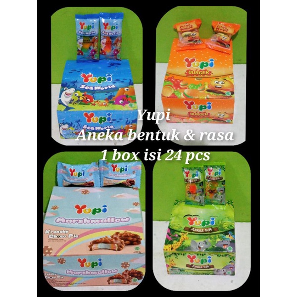 

Yupi aneka bentuk & rasa box - 24 pcs x 7 g