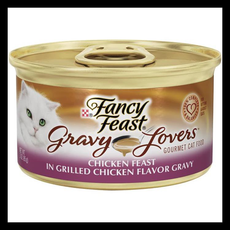 fancy feast gravy lovers chicken feast (85 gr kaleng (wet food))