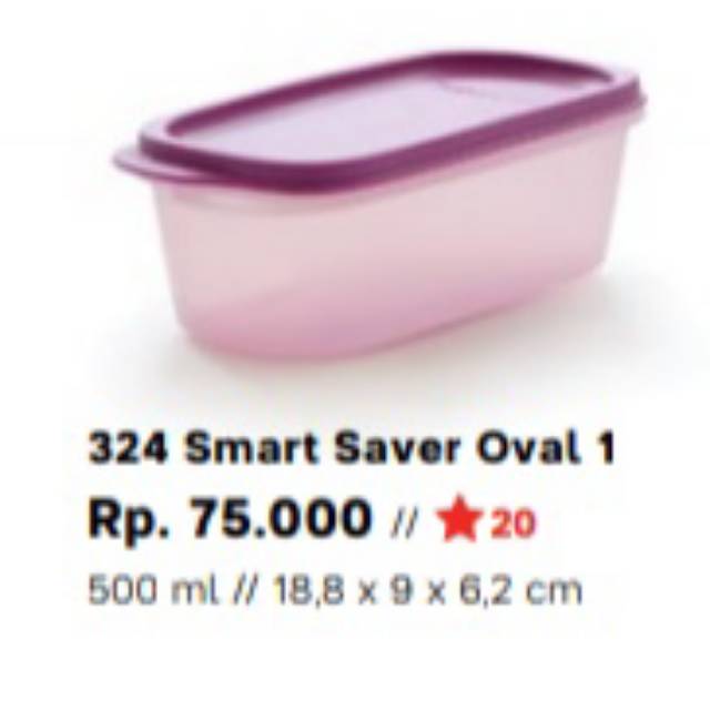 Smart Saver Oval / Tupperware
