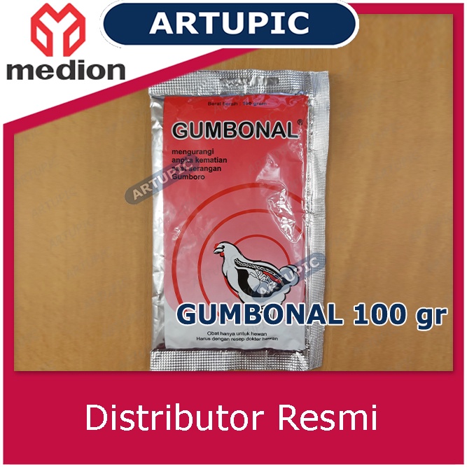 Gumbonal 100 gram Obat Gumboro Unggas Ayam Medion Antiseptik Vitamin B