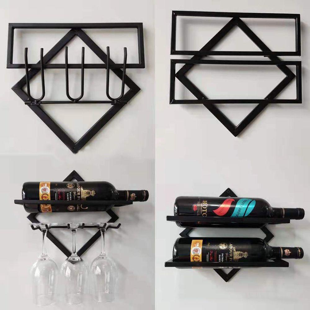 Preva Metal Wine Bottle Holder Eropa Kombinasi Gratis Dekorasi Rumah Bar