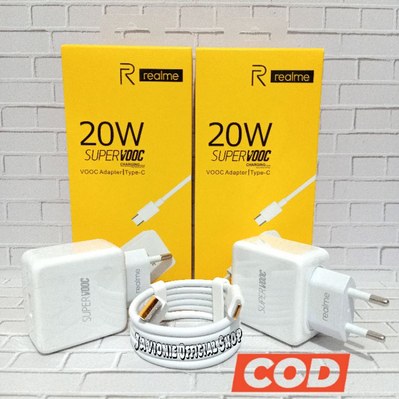 Charger Casan Cas Realme X XT ORIGINAL Super VOOC 20W 30W Fast Charging TYPE C