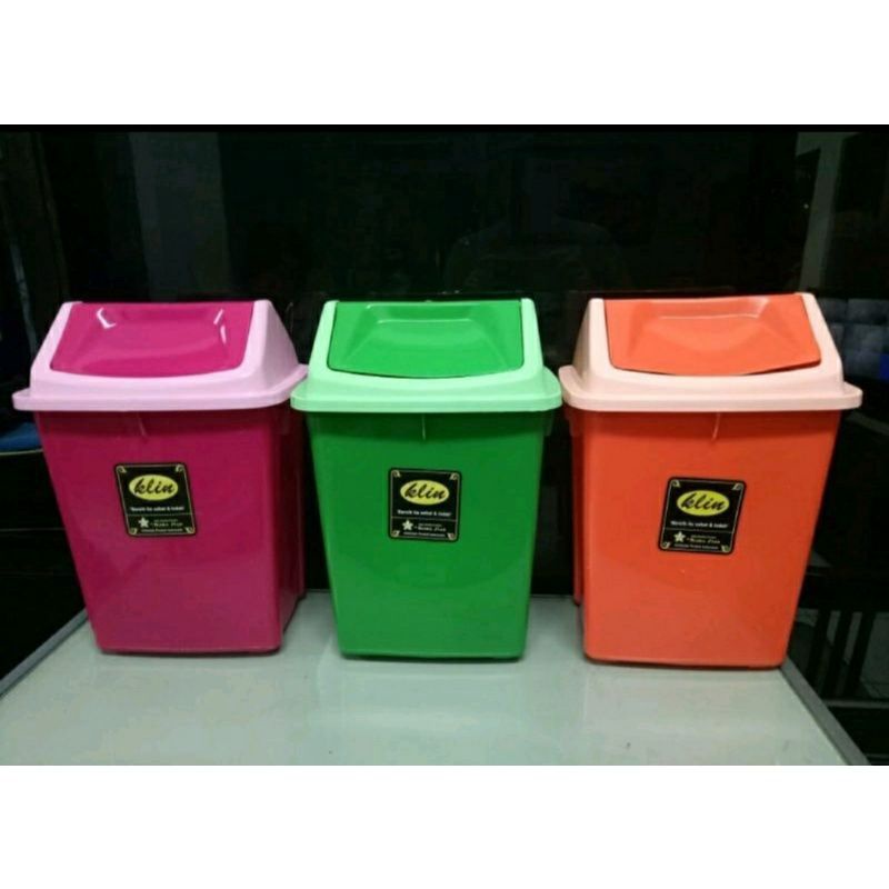 TEMPAT SAMPAH PLASTIK /TEMPAT SAMPAH TUTUP 5L 10L
