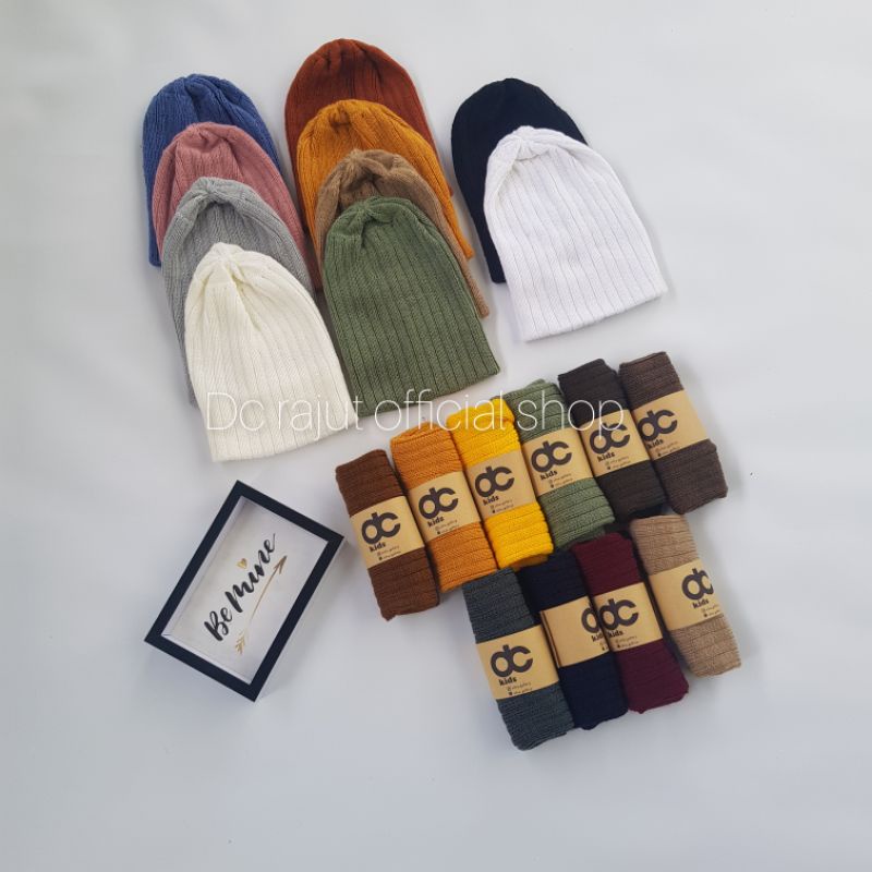 topi rajut polos bayi best quality | topi rajut anak | beani hat
