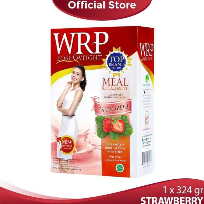 

WRP MEAL REPLACEMENT STRAWBERRY 324G (6 Sachet)