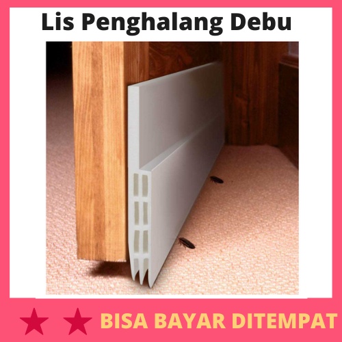 Lis Penghalang Debu Bawah Pintu Door Bottom Seal 1M / Lis Penghalang Pelindung Penahan Serangga Air 