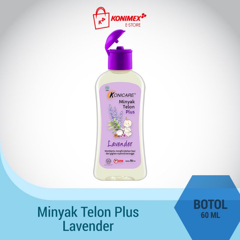 Konicare Minyak Telon Plus Lavender 30 ml - Minyak Bayi Anti Nyamuk