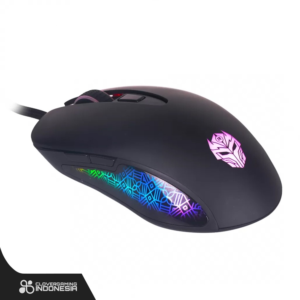 Rexus Arsa RGB Gaming Mouse Polygon Batik Macro