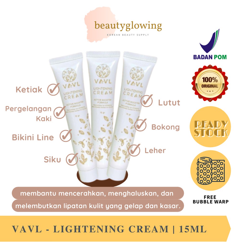 [BPOM[ VAVL LIGHTENING CREAM