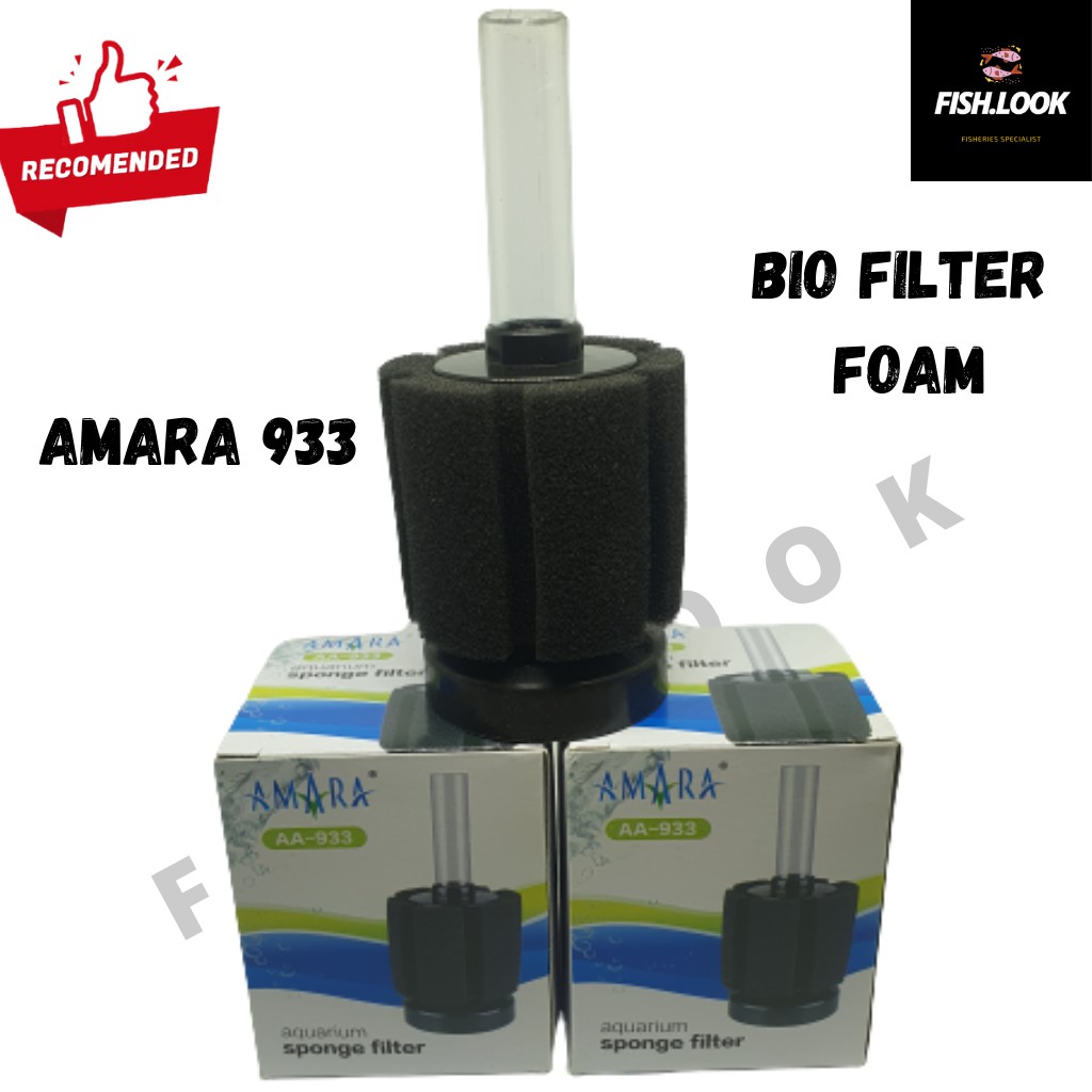 Amara Busa Mini Bio Foam Sponge Filter Aquarium Aquascape biofoam