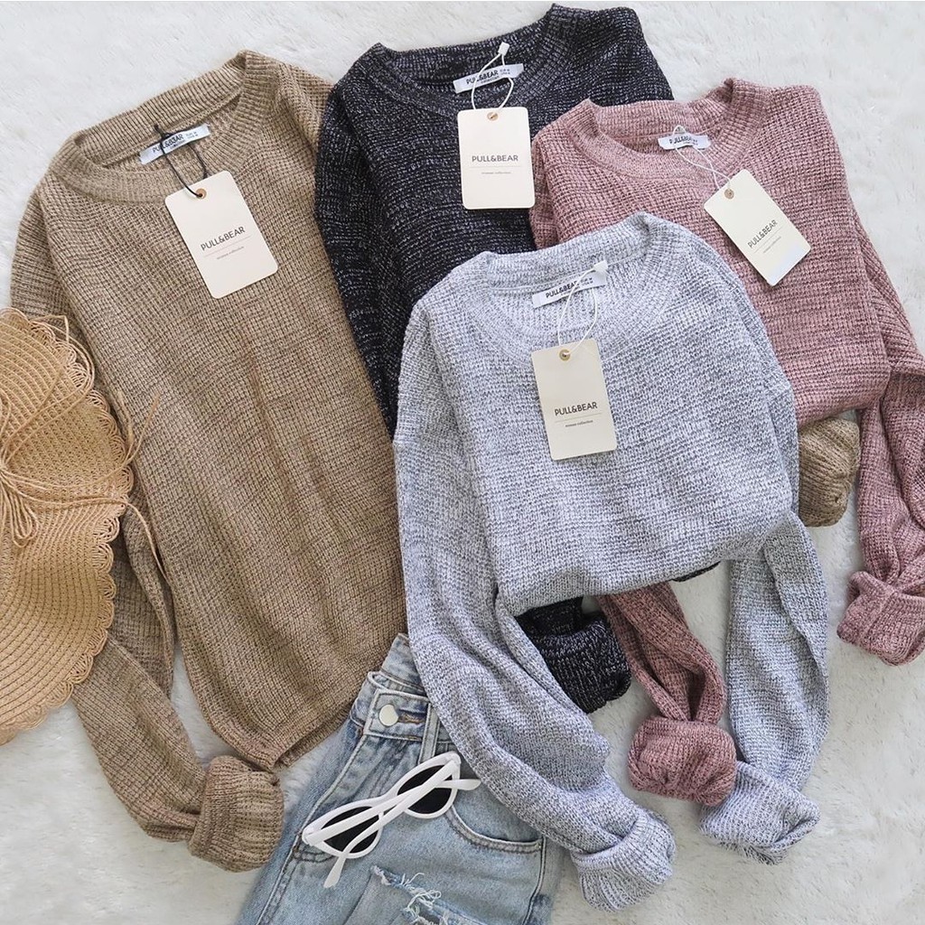 VANISH KNIT SWEATER - PAKAIAN WANITA - BAJU ATASAN CEWEK - BAJU LENGAN PANJANG WANITA