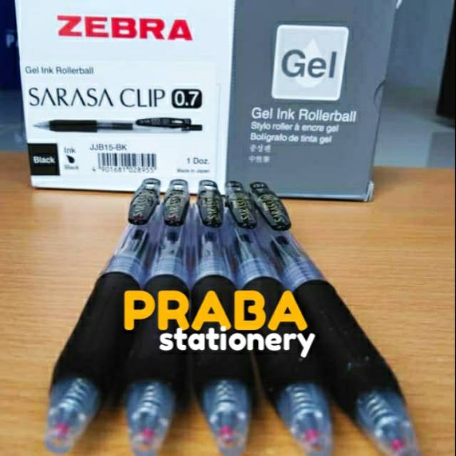 

Pulpen Sarasa CLIP 0.7 Hitam By Zebra