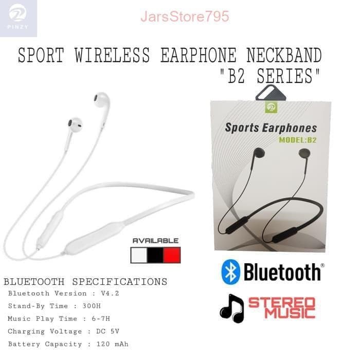 NECKBAND WIRELESS / EARPHONE BLUETOOTH / NECKBAND BLUETOOTH / HEADSET NECKBAND BLUETOOTH