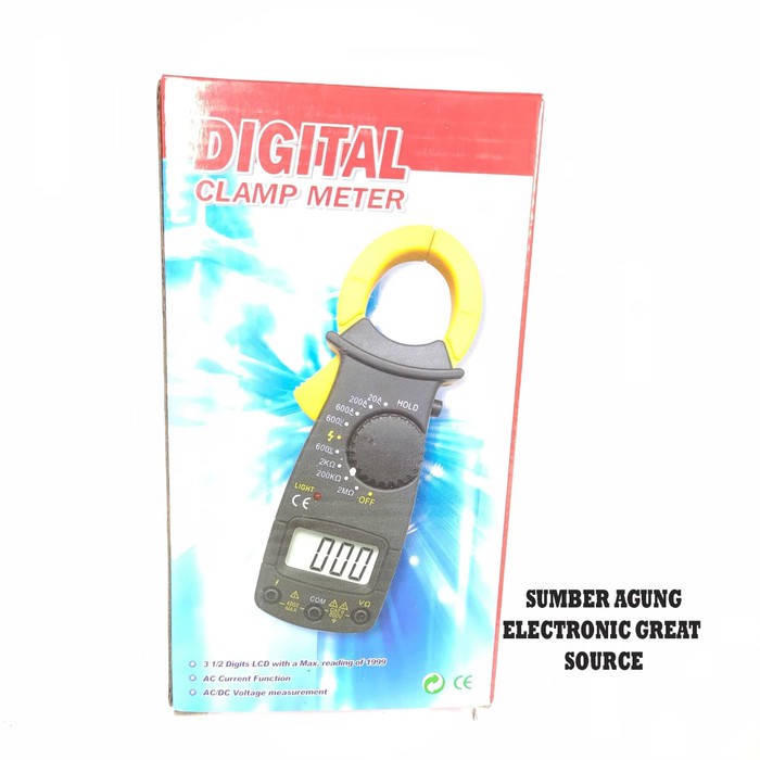 Tang Amepere Digital Clamp Meter Murah Berkualitas Pengukur Amper