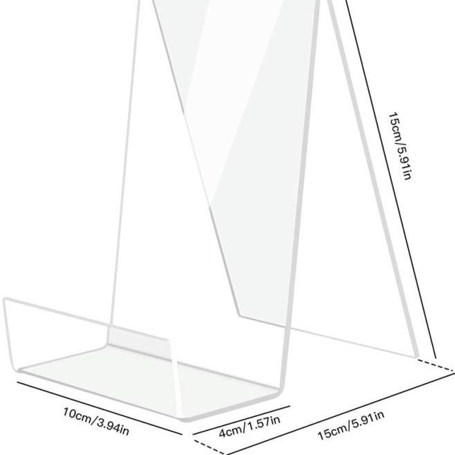 

[KuL ㊓] Acrylic Book Stand Display - Penyangga Buku Akrilik Holder HP Tablet /Readi banyak