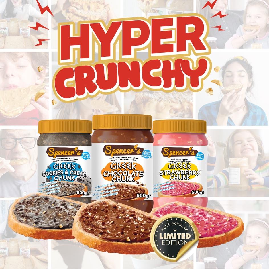 

SALE Spencer's - Chia Spread Original Ekstra Crunchy (500g) ぉ